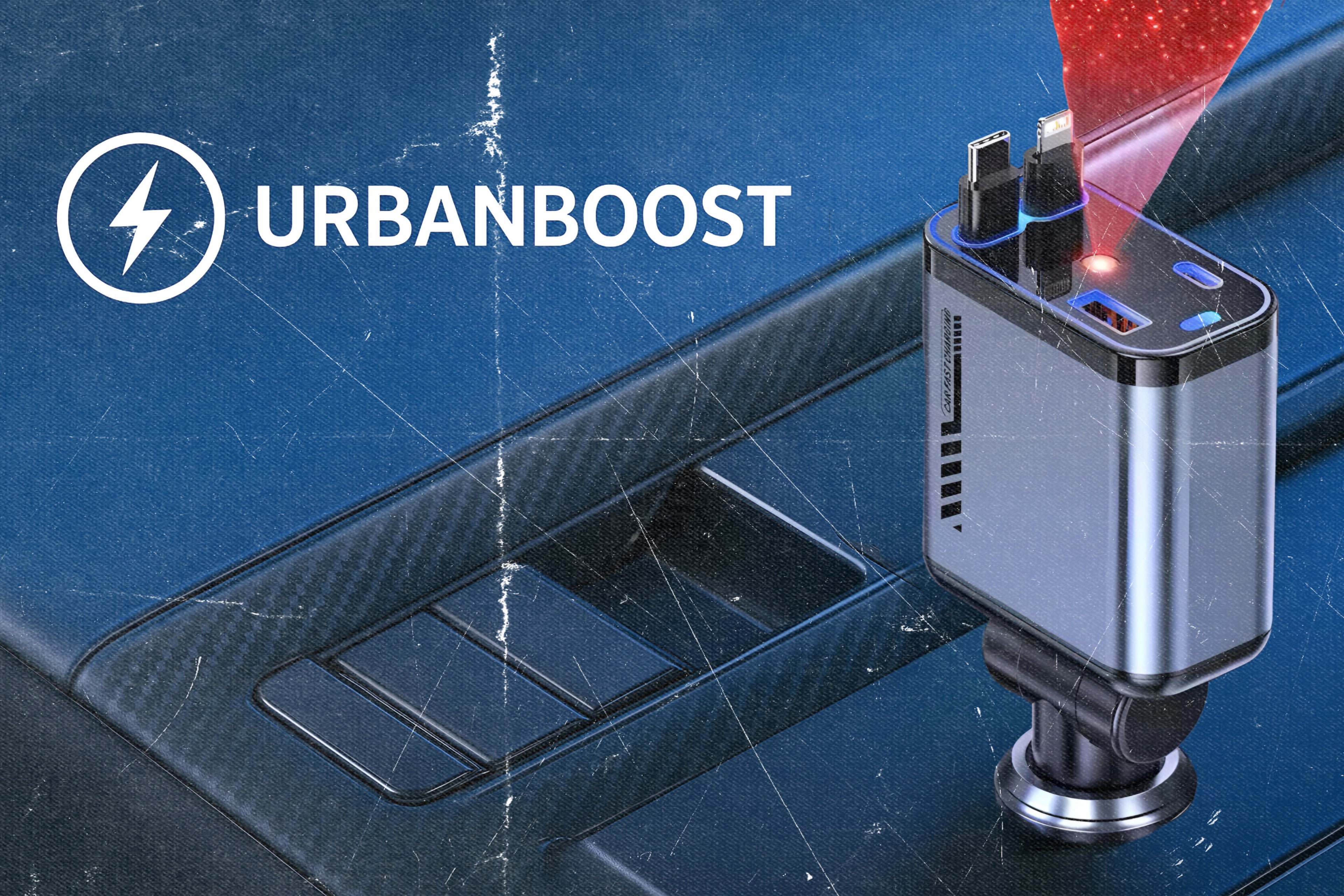 UrbanBoost – Chargeur voiture multi-ports | Charge rapide