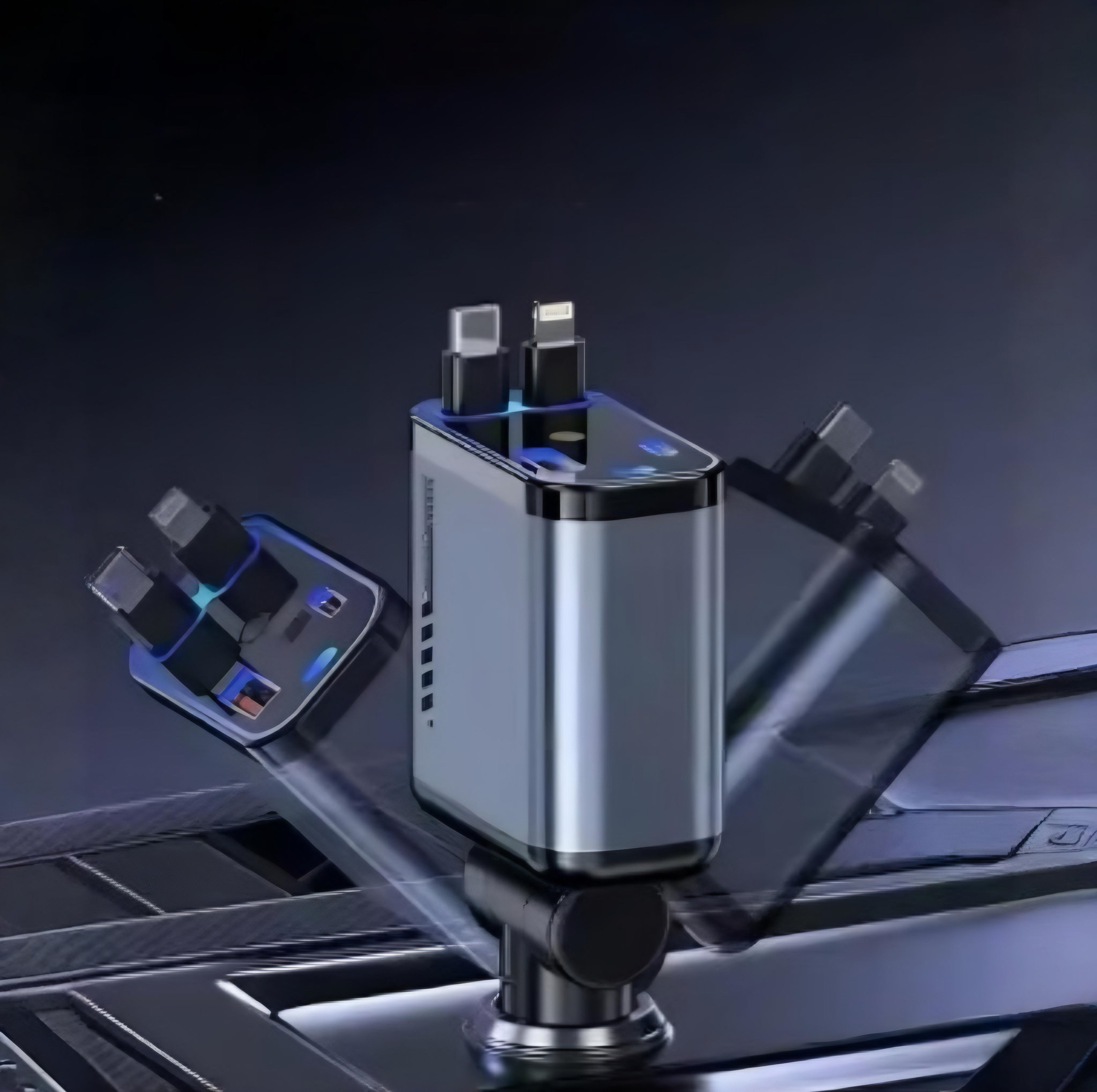 UrbanBoost – Chargeur voiture multi-ports | Charge rapide
