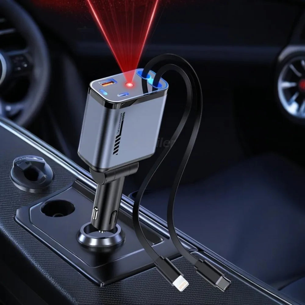 UrbanBoost – Chargeur voiture multi-ports | Charge rapide